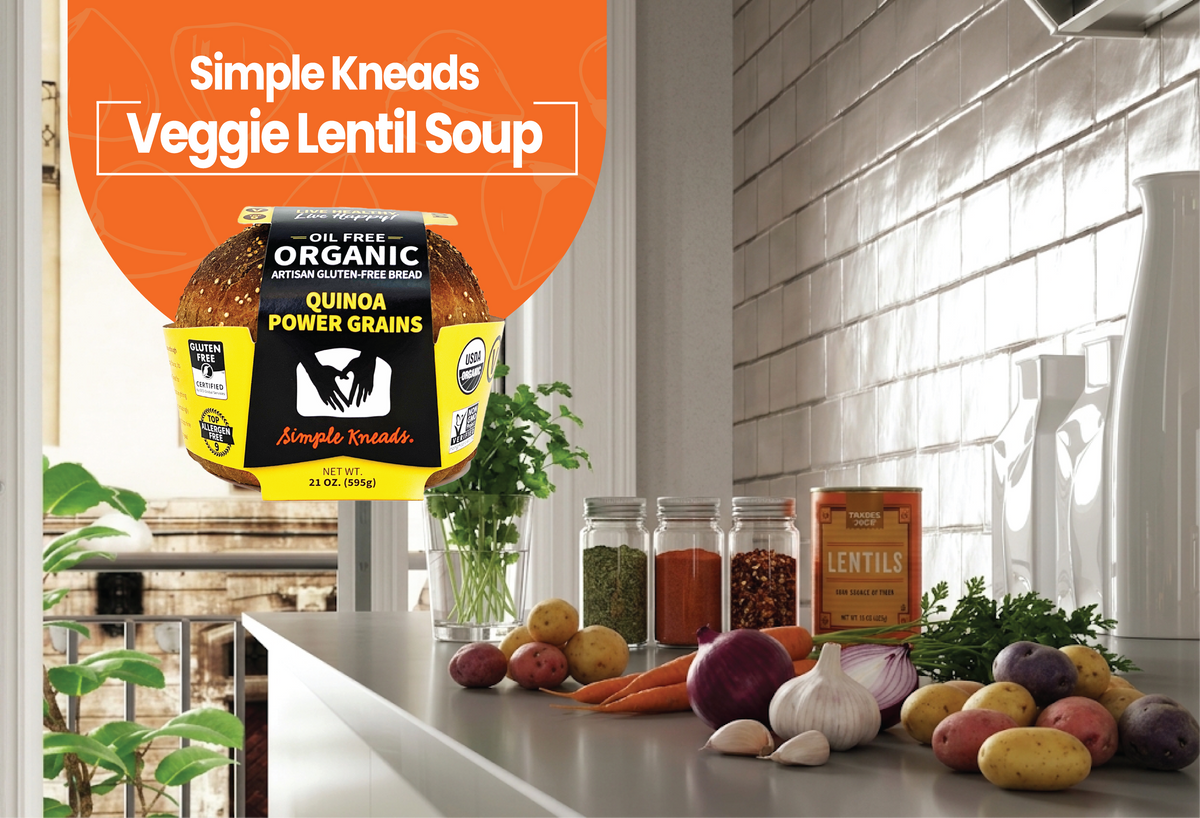 Boost Your Fiber with This Meal! 🌱 Veggie Lentil Soup